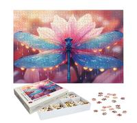 Puzzle 6000 Pièces Fleur, Puzzle 6000 Pièces Adultes et Enfants, Puzzles Bois avec Une Boîte d'emballage Exquise, Jeu Éducatif Puzzles Libellule, Decoration Maison, Cadeau Femme, Cadeau Homme, -8087