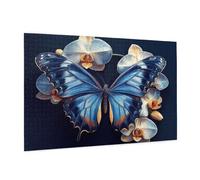 Puzzle 6000 Pièces Fleur Puzzle Adultes Papillon Motif avec avec Boîte Cadeau, DIY Wooden Puzzl Enjoy Activités de défi Familial pour Tableau Decoration Murale, Cadeau Homme/Femme 105 x 180 cm -553Y