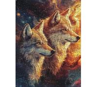 Puzzle 6000 Pièces, Le RêVe du Loup Adultes Puzzle, Classique Jigsaw Puzzles, Défi Impossible, Jeu D'adresse pour Toute la Famille, Jeu Éducatif Puzzles, Décoration de la Maison DX0YL4-552