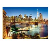Puzzle 6000 pièces : Les lumières du pont de Brooklyn