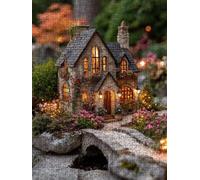 Puzzle 6000 Pièces, Maison Bois ForêT Adultes Puzzle 6000, Jeu Éducatif Puzzles, Classique Jigsaw Puzzles, Défi Impossible, Jeu D'adresse pour Toute la Famille, Décoration de la Les Murs FNKL4-885