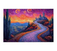 Puzzle 6000 Pièces Mystère, 6000 Pièces Puzzle Adulte, Jeu de Concentration, 179.5x105.5cm Grand Puzzles Bois pour Décoration Maison, Jeu de Puzzles Fantaisie pour Toute la Famille, Cadeaux, -8390