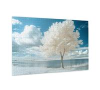 Puzzle 6000 Pièces Paysage Puzzle Adultes Arbre Motif avec avec Boîte Cadeau, DIY Wooden Puzzl Enjoy Activités de défi Familial pour Tableau Decoration Murale, Cadeau Homme/Femme 105 x 180 cm -294Y