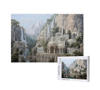 Puzzle 6000 Pièces Paysage Puzzle Église,Puzzles Bois Adulte avec Boîte Cadeau,Loisirs Créatifs Adultes DIY Activite Manuelle,Cadeau Anniversaire Homme Femme,Décoration Intérieure,105x180cm,p737t