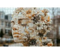 Puzzle 6000 Pieces, Puzzle Adultes 6000 Pièces Abstrait, Puzzles Classiques Bois 105x180 CM Affronter, Exquisite Papierboxverpackung, Tragbarer Netzbeutel Geeignet für Die ganze Familie RXPT-1920