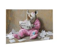 Puzzle 6000 Pièces Puzzle en Bois DIY Animal Rhinocéros Jeu De l'art Décoration Cadeau Unique pour la Décoration Maison, Puzzles Familial, Parfait pour Les Soirées Jeu,Activité Familiale fr0-865