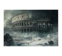 Puzzle 6000 Pièces Rome, 6000 Pièces Puzzle Adulte, Jeu de Concentration, 179.5x105.5cm Grand Puzzles Bois pour Décoration Maison, Jeu de Puzzles Paysage pour Toute la Famille, Cadeau Femme, -7442