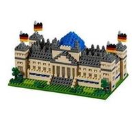 Puzzle 660 Pièces : Nano Puzzle 3D - Reichstag Berlin (Level 4), Brixies G