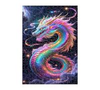 Puzzle 70 Pièces Adultes Animal Dragon 20x15 cm Jeu Éducatif Jeu de Création et Logique Concentration, Cadeau Garcon et Fille, Puzzle Adulte 70 Pièces