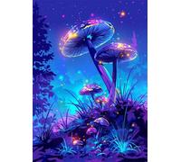 Puzzle 70 Pièces Adultes Champignon, Défis Amusants Parfait pour la Détente Créativité, Puzzle 70 Pieces 20 x 15 cm
