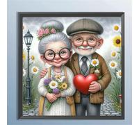 Puzzle 70 Pièces Adultes Couple Heureux, Puzzle Adulte 70 Pieces, Relax Puzzles Jeux, Bricolage Puzzles Classiques pour Décoration Maison Cadeaux 45x45cm/18x18inch