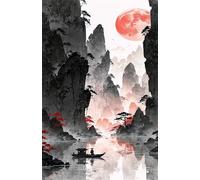 Puzzle 70 Pieces Adultes Peinture Paysage L'Encre 20 x 15 cm Puzzle Adulte Jeu éducatif défi Jouet Puzzle Impossible 70 Pièces Puzzles