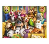 Puzzle 70 pièces : Animaux ludiques Castorland G