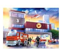 Puzzle 70 pièces : Caserne des pompiers Castorland G