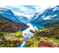 Puzzle 70 pièces Paysage Naturel Campagne Puzzles pour Adultes Jeux d'activités Familiales,Puzzle à Faire Soi-même pour Décoration Murale de la Maison