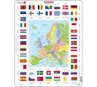 Puzzle 70 Pièces Puzzle Cadre - Europe (En Allemand)