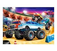 Puzzle 70 pièces : Spectacle de Monster Truck Castorland