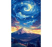 Puzzle 700 Pieces 52x38 cm Ciel Étoilé Montagnes Puzzles, Jeu de Création et Logique, Jeux éducatif Défi Jouets Activité Familiale Parfaite Puzzle 700 Pièces Adultes