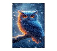 Puzzle 700 Pièces Adultes Animal Hibou 52x38 cm Jeu Éducatif Jeu de Création et Logique Concentration, Cadeau Garcon et Fille, Puzzle Adulte 700 Pièces