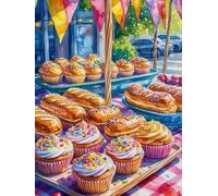 Puzzle 700 Pièces Adultes Camionnette Pain Alimentaire, 700 pièces Puzzles pour Adultes Jeu éducatif Jouets Défi, Décoration de la Maison, Cadeaux de Vacances