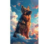 Puzzle 700 Pièces Adultes Chien Animal Ciel Puzzle Difficile et Stimulant Jeux éducatif Puzzles Classiques Puzzles 700 Pièces Adultes Cadeau Stimulant 52 x 38 cm