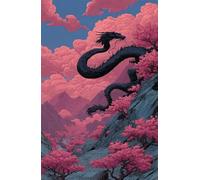 Puzzle 700 Pièces Adultes Dragon Montagne, Défis Amusants Parfait pour la Détente Créativité, Puzzle 700 Pieces 52 x 38 cm