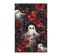 Puzzle 700 Pièces Adultes Fleur Fantômes 52x38 cm Jeu Éducatif Impossible Difficile comme Cadeau et Décoration Murale Puzzle Adulte 700 Pieces