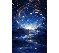 Puzzle 700 Pièces Adultes Nuit Étoilée Puzzle Difficile et Stimulant Jeux éducatif Puzzles Classiques Puzzles 700 Pièces Adultes Cadeau Stimulant 52 x 38 cm