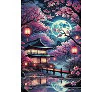 Puzzle 700 Pièces Adultes Paysage Cour Lunaire 52 x 38 cm, Jeux éducatif, Divertissement Créatif, Puzzle Classique, Jeu Difficile Puzzles 700 Pièces