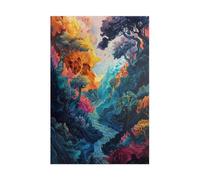 Puzzle 700 Pièces Adultes Paysage L'Aquarelle Puzzle Difficile et Stimulant Jeux éducatif Puzzles Classiques Puzzles 700 Pièces Adultes Cadeau Stimulant 52 x 38 cm