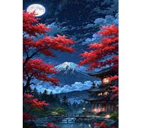 Puzzle 700 Pièces Adultes Tour l'arbre Lune 52 x 38 cm Puzzles pour Adultes Activité Ludique et Créative Développe la Patience et la Dextérité Puzzle Adulte 700 Pièces