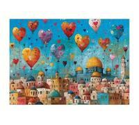 Puzzle 700 Pièces Adultes Ville Dessin Animé 52 x 38 cm, Jeux éducatif, Divertissement Créatif, Puzzle Classique, Jeu Difficile Puzzles 700 Pièces