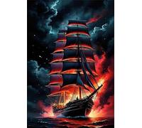 Puzzle 700 Pièces Adultes Voilier Ciel Océan 52 x 38 cm, Jeux éducatif, Divertissement Créatif, Puzzle Classique, Jeu Difficile Puzzles 700 Pièces