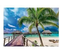Puzzle 700 pièces,Complexe hôtelier Tropical Puzzl pour Adultes, Puzzles pour Adultes Jeu éducatif Défi Jouet, Jeu d'adresse pour Toute la Famille, Puzzle pour Adulte Enfants