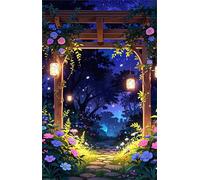 Puzzle 700 Pieces Paysage Fleuri, Jeux éducatif Défi Jouets Puzzles Classiques, Parfaitement Emboîtable Lettres au Dos, pour Vous Faciliter Le Travail pour Hommes Femmes Plus âgés 52 x 38 cm