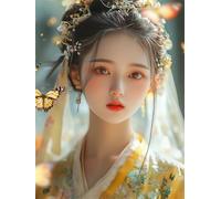 Puzzle 700 Pièces pour Adultes, Costume Chinois Fille Puzzle Adulte 700 pièces, Jeu de Création et Logique, Activité Détente, Idée Cadeau Adulte Décoration Intérieure