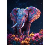 Puzzle 700 Pièces pour Adultes, Fleur d’éléphant Puzzle Adulte 700 pièces, Jeu de Création et Logique, Activité Détente, Idée Cadeau Adulte Décoration Intérieure