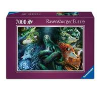 Ravensburger Puzzle adulte 7000 pièces – Le Loup au Cœur des éléments – Adultes dès 14 ans