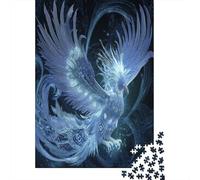 Puzzle 70x50cm/1000pcs pour Adultes Oiseau Mythique du Folklore,pour Femmes Et Hommes,Planche en Bois,Verrouillage De Précision