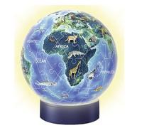 Puzzle 72 Pièces Puzzle Ball 3d Avec Led - Le Monde En Anglais