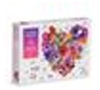 Galison – Puzzle Flora Heart en forme de cœur multicolore 750 pièces