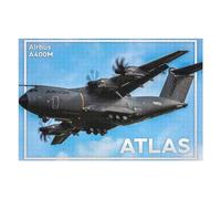 Puzzle 75x50cm/1000pcs A400M Atlas Cargo Aircraft Puzzles pour Adultes, Jouets, Décoration Murale, Cadeaux pour Femmes, Cadeaux Uniques pour Un Anniversaire Et Noël 75x50cm/1000pcs