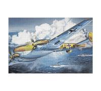 Puzzle 75x50cm/1000pcs BF110 D1R1 Luftwaffe Puzzles pour Adultes, Jouets, Décoration Murale, Cadeaux pour Femmes, Cadeaux Uniques pour Un Anniversaire Et Noël 75x50cm/1000pcs