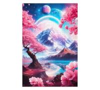 Puzzle 75x50cm/1000pcs Celestial Aurora Puzzles pour Adultes, Jeux De Famille, Assemblage De Motifs, Idéal comme Cadeau pour Toute La Famille 75x50cm/1000pcs