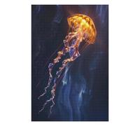 Puzzle 75x50cm/1000pcs Celestial Jellyfish Puzzles pour Adultes, Jeux De Famille, Assemblage De Motifs, Idéal comme Cadeau pour Toute La Famille 75x50cm/1000pcs