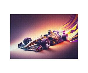 Puzzle 75x50cm/1000pcs Formula 1 Car Speed Art Puzzles pour Adolescents : Jeux Pratiques D'analyse Et De Logique, Parfaits comme Cadeaux pour Toute La Famille 75x50cm/1000pcs