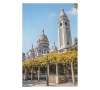 Puzzle 75x50cm/1000pcs Montmartre At Fall Puzzles pour Adultes, Jeux De Famille, Assemblage De Motifs, Idéal comme Cadeau pour Toute La Famille 75x50cm/1000pcs