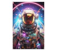 Puzzle 75x50cm/1000pcs Neon Spaceman Puzzle pour Adultes, Jouet, Décoration Murale, Passe-Temps, Cadeau d'anniversaire Original 75x50cm/1000pcs
