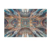 Puzzle 75x50cm/1000pcs pour Adolescentes Fourviere Ceiling Puzzles pour Adultes Jeu Manuel Cadeaux pour Femmes pour Anniversaire, Noël 75x50cm/1000pcs
