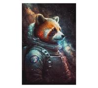 Puzzle 75x50cm/1000pcs pour Adolescentes Space Red Panda Explorer -1 Puzzles pour Adultes Jeu Manuel Cadeaux pour Femmes pour Anniversaire, Noël 75x50cm/1000pcs